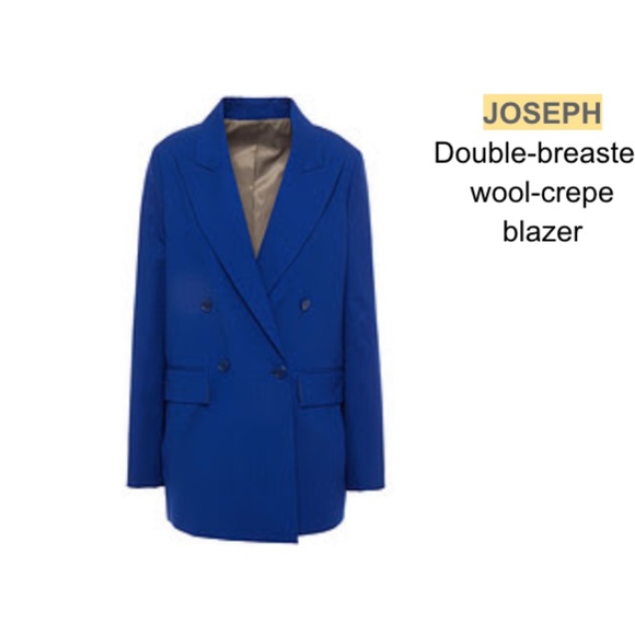 Joseph Double-breasted wool-crepe blazer - Picture 6 of 17